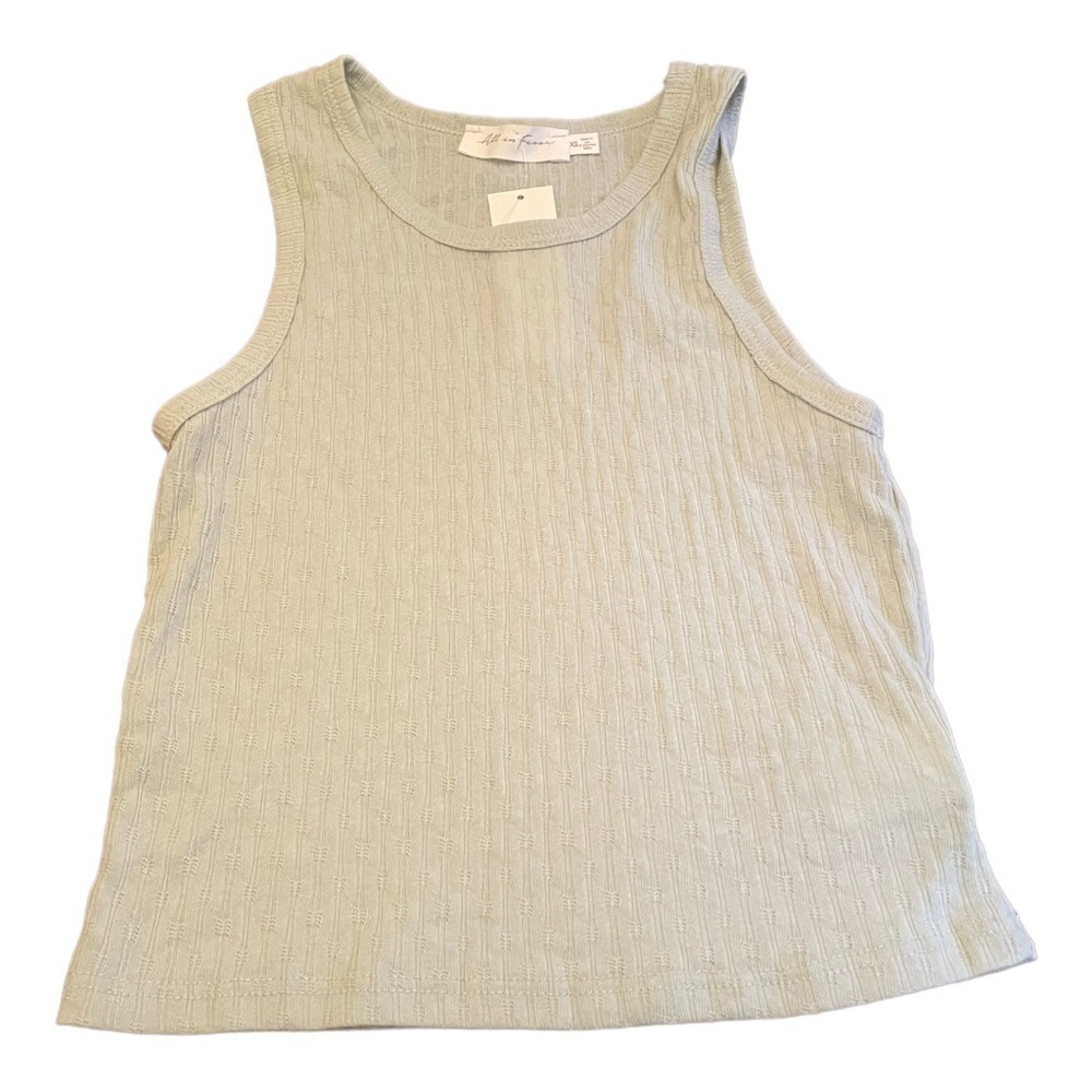ALL in favor mint tank top
